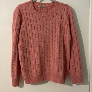 pink sweater